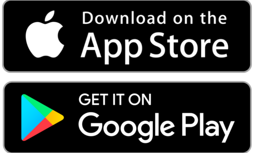 logo des app store Ios et google play