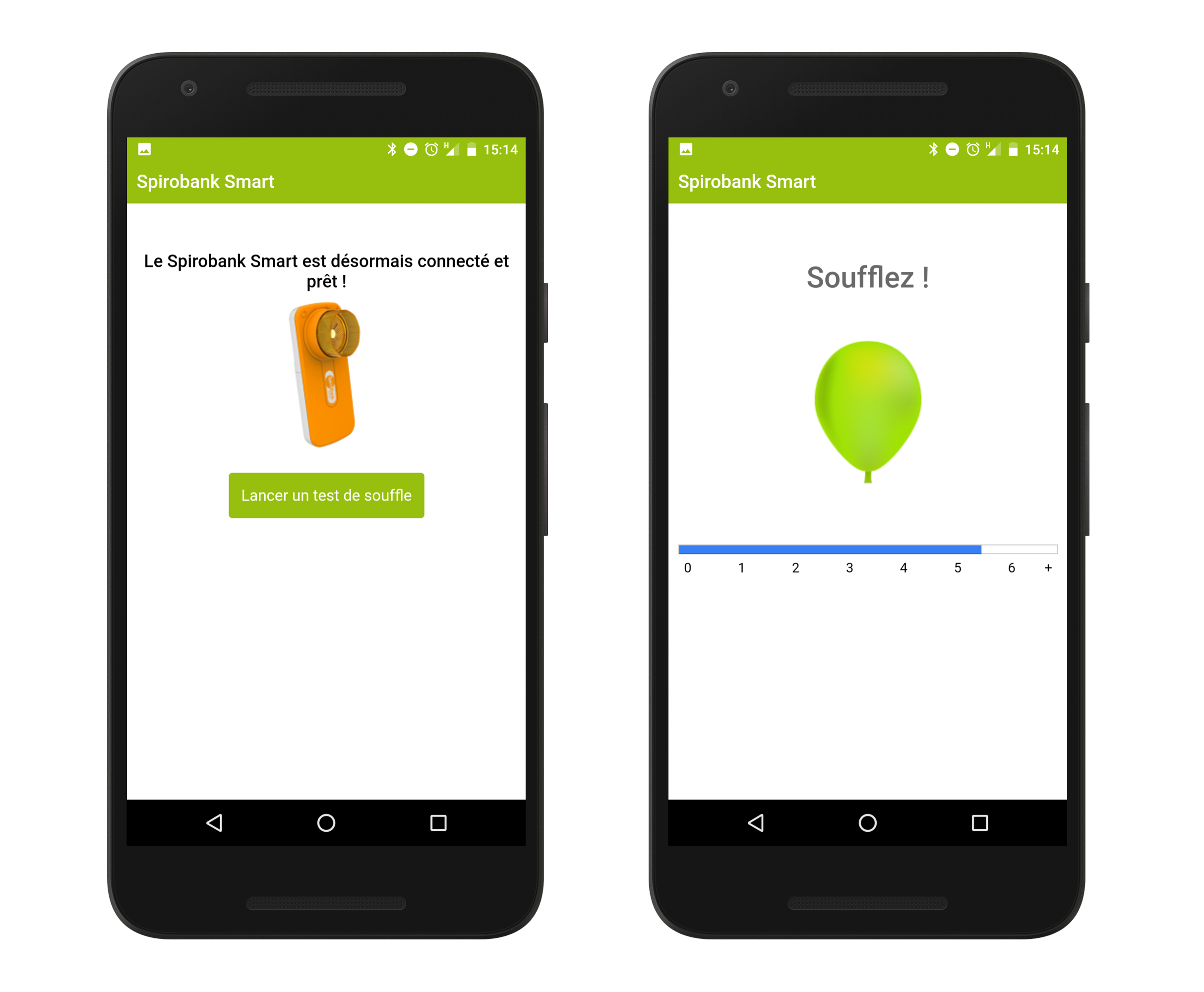Application téléphone